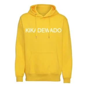 Hoodie kikadewado geel trui met capuchon