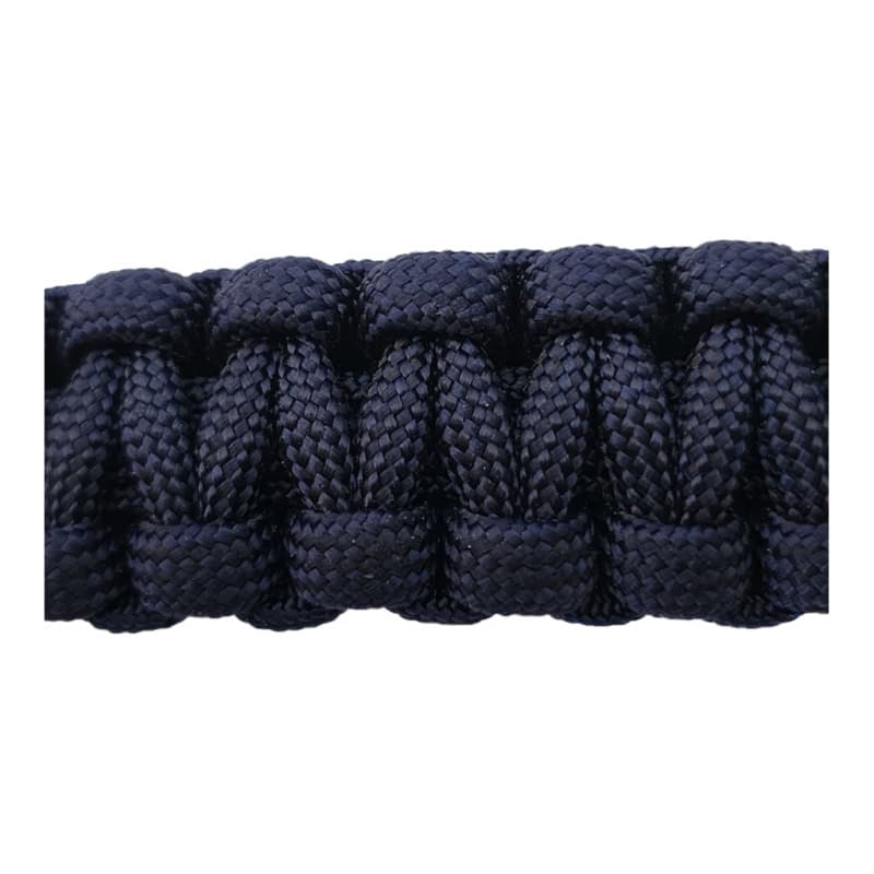 Voorbeeld kleur Paracord armband marineblauw