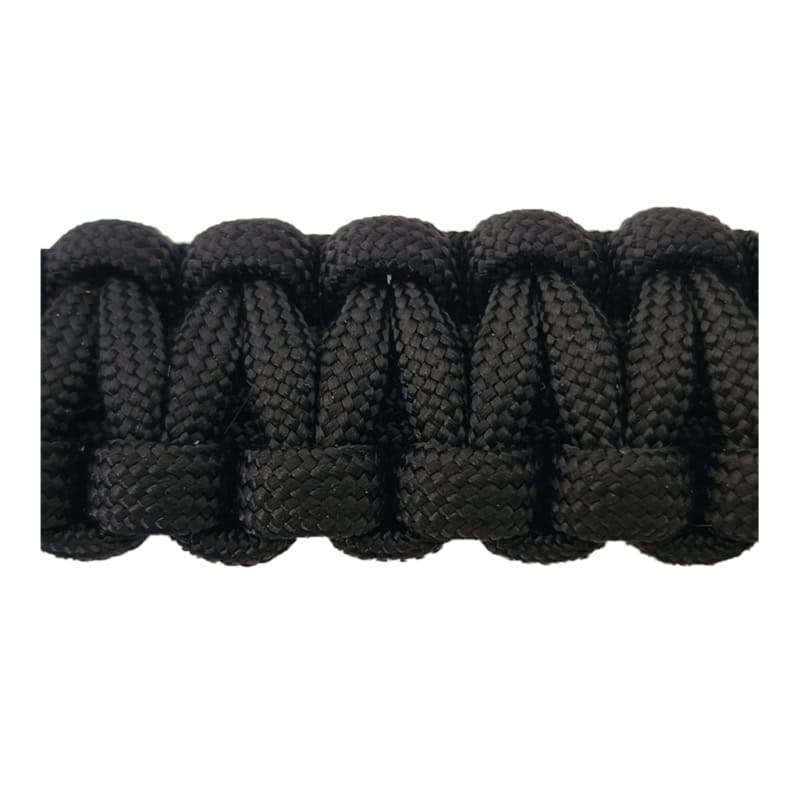 Voorbeeld kleur Paracord armband Zwart