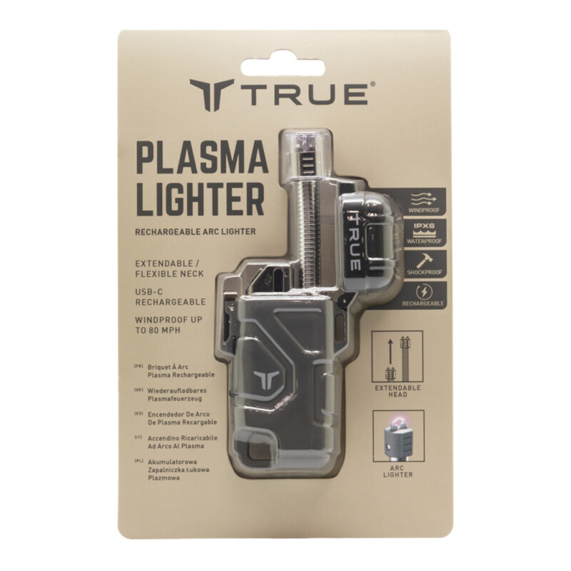 Aansteker True Plasma Clam verpakking
