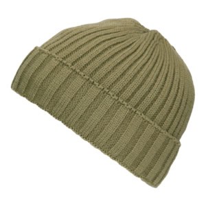 Beanie Muts Heavy Knit groen