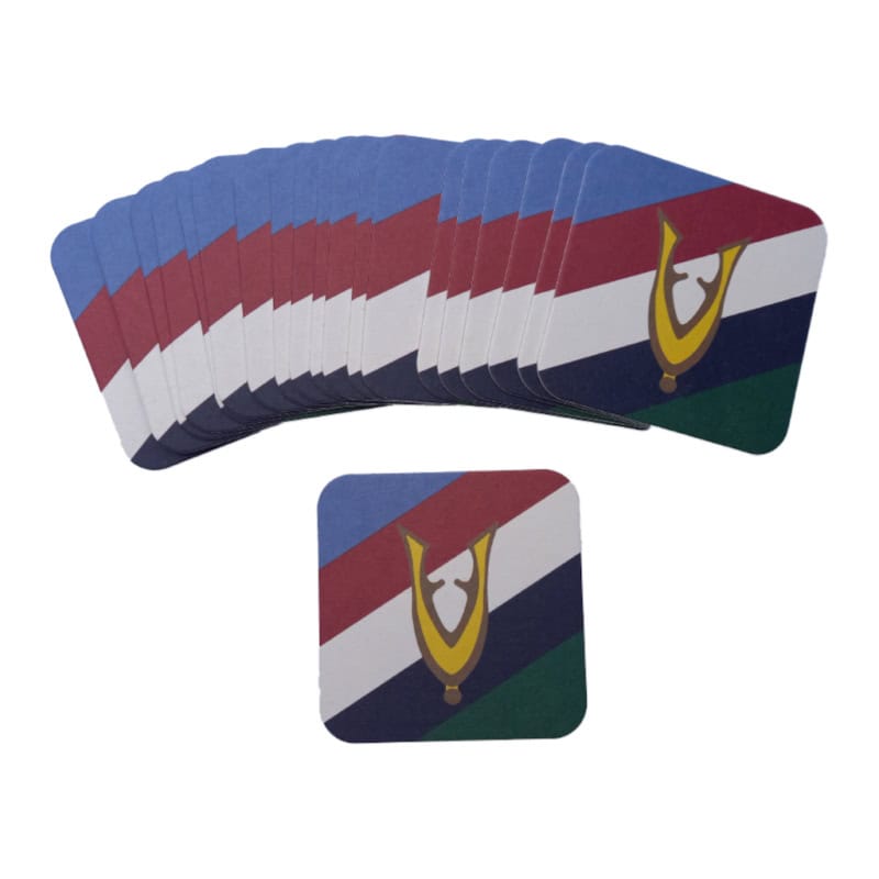 Bierviltjes veteranenvlag 20 stuks in verpakking