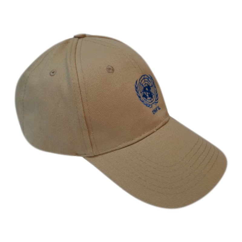Cap Veteraan UNIFIL beige zij-aanzicht