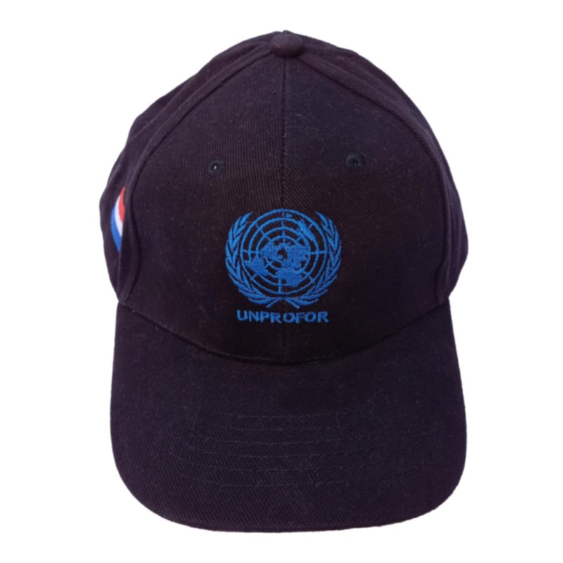 Cap Veteraan Unprofor Zwart voorkant