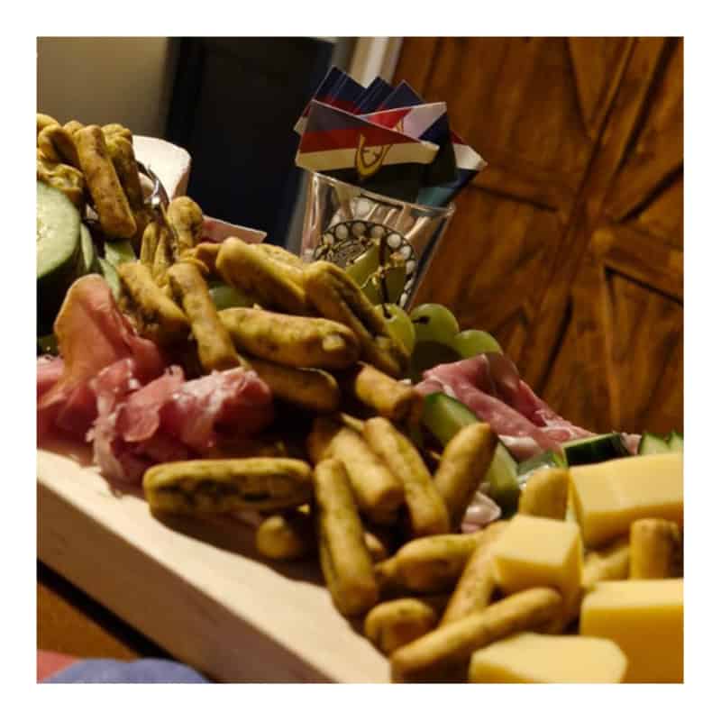 Cocktailprikkers Veteranenvlag sfeerfoto