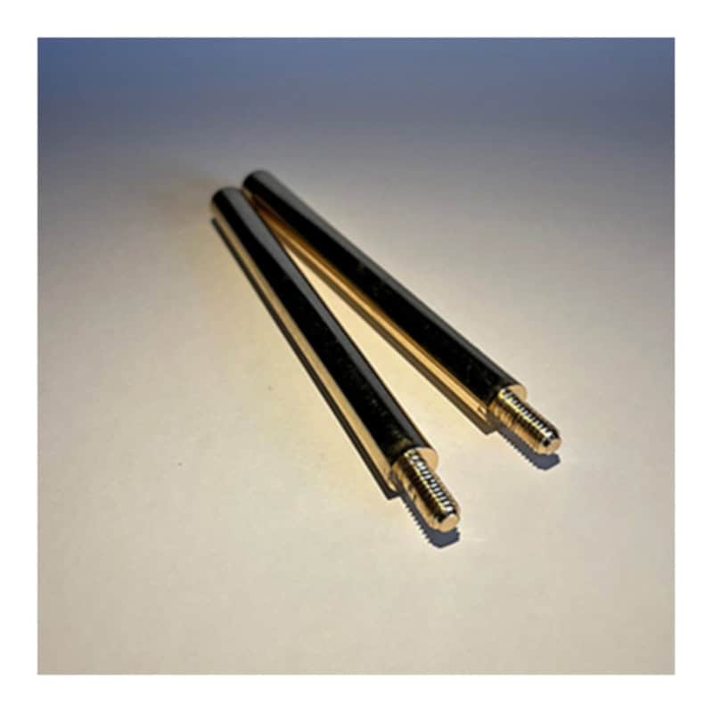 Massieve messing pennen shadowbox 2 stuks