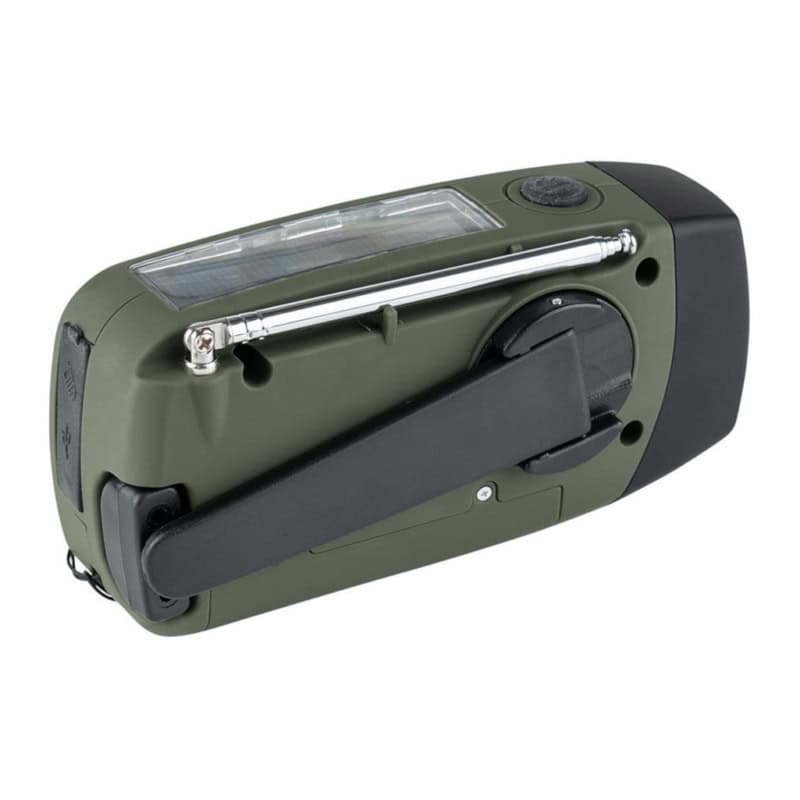 Noodradio achterzijde