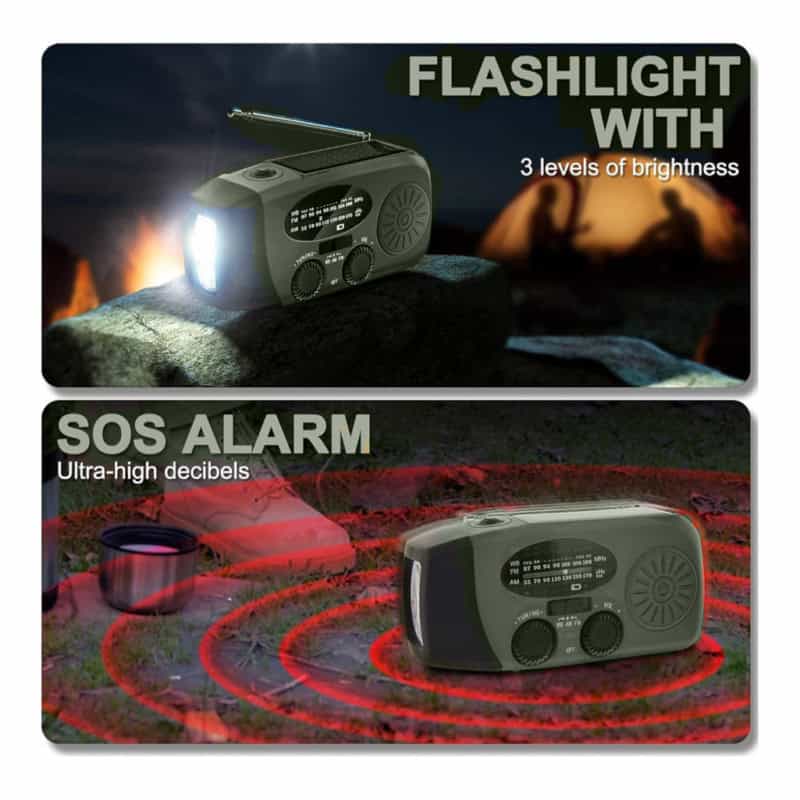 Noodradio met sos functie