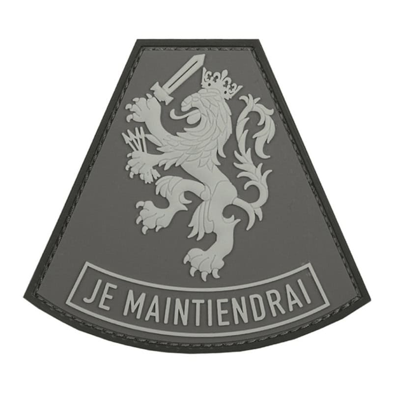 Patch 3D PVC Je Maintiendrai grijs