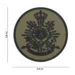 Patch 3D PVC Korps Mariniers groen afmeting