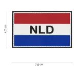 Patch 3D PVC NLD afmeting