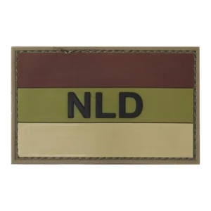 Patch 3D PVC NLD bruin