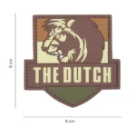 Patch 3D PVC The Dutch bruin afmeting