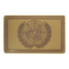 Patch 3D PVC Verenigde Naties bruin