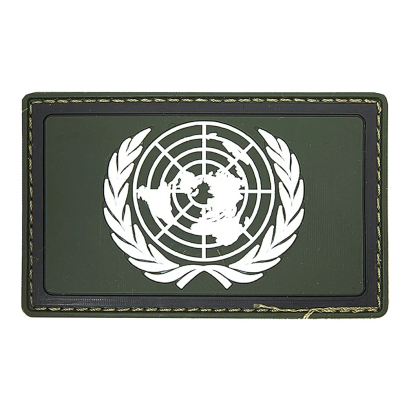 Patch 3D PVC Verenigde Naties groen