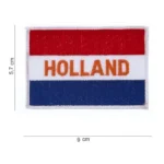 Patch stof Holland afmeting