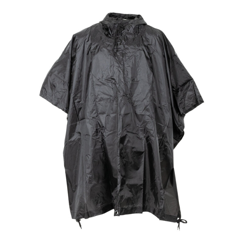 Poncho Rip Stop Black