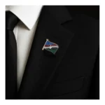 Revers Pin Veteranenvlag op pak