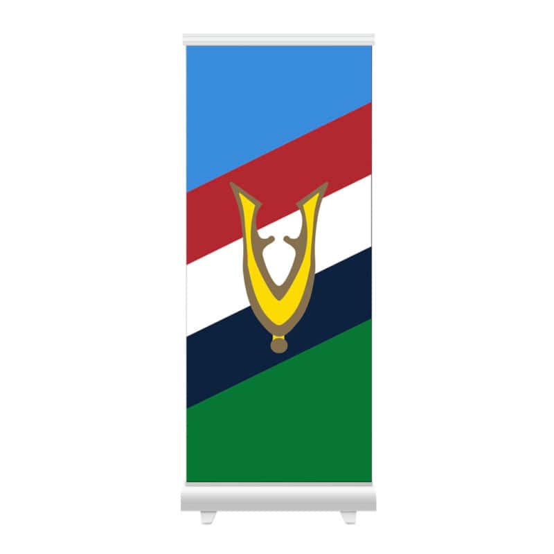 Roll Up Banner Veteranenvlag 200 x 85 cm