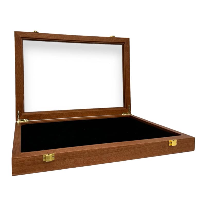 Shadowbox Lima lichtbruin open