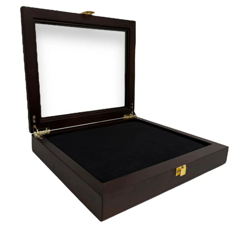 Shadowbox Mike bruin opengeklapt