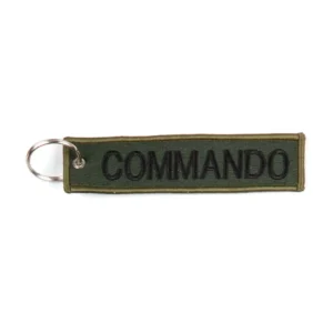 Sleutelhanger Commando groen