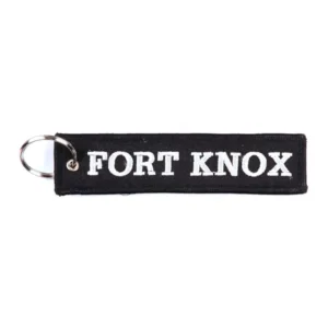 Sleutelhanger Fort Knox zwart