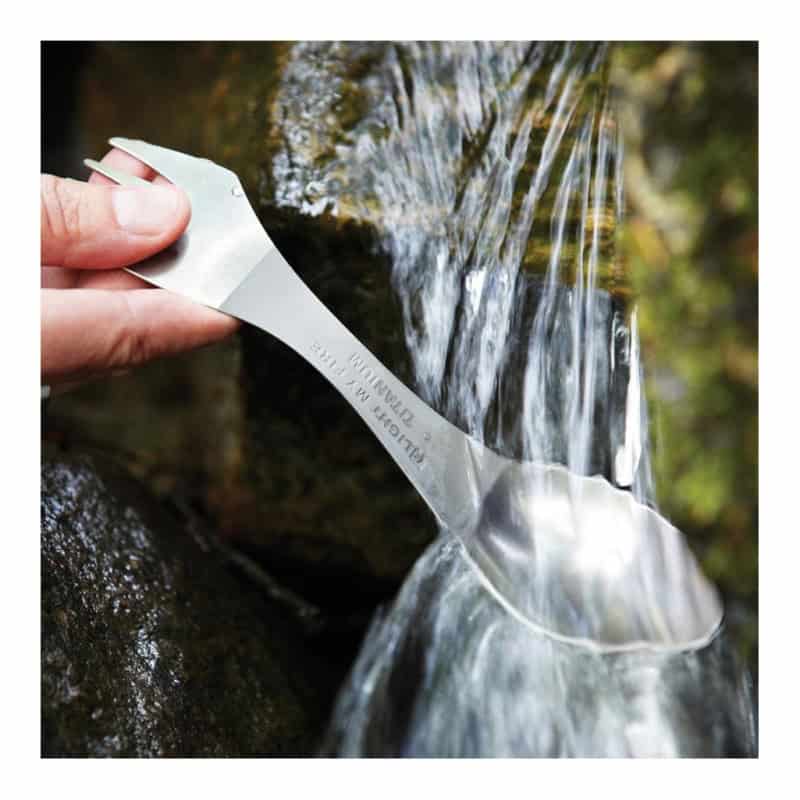 Spork Titanium makkelijk reinigen