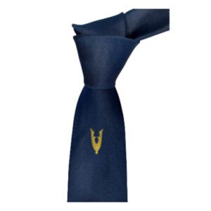 Stropdas Veteraan 100 procent Zijde donkerblauw