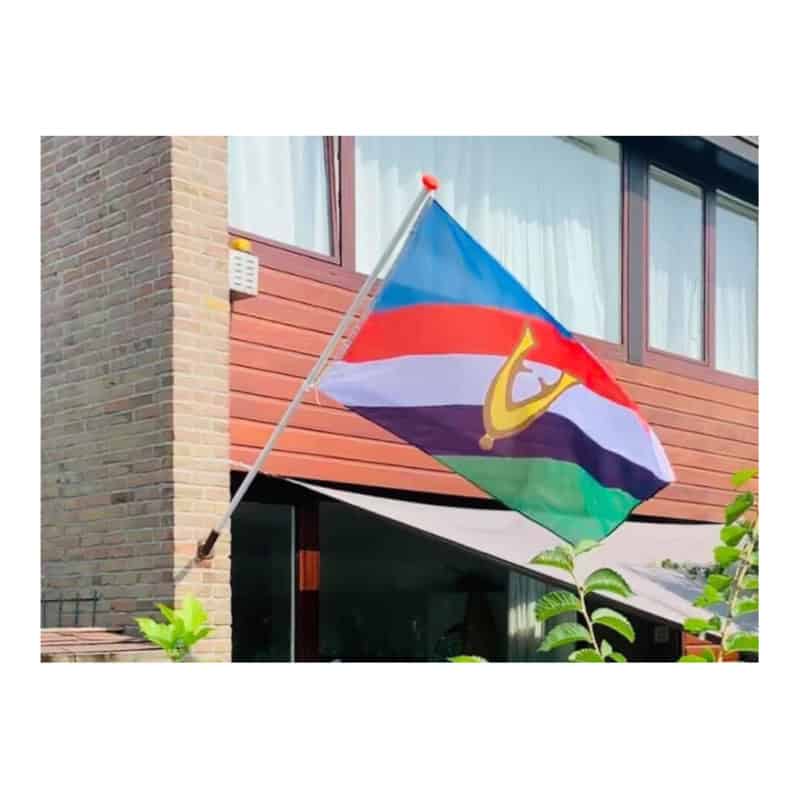 Veteranenvlag 100 x 150 cm gevelstok