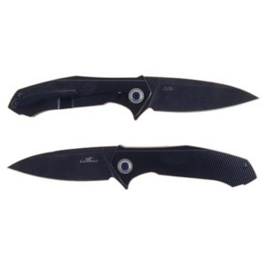 Zakmes Full Titanium Flipper Black Eagle