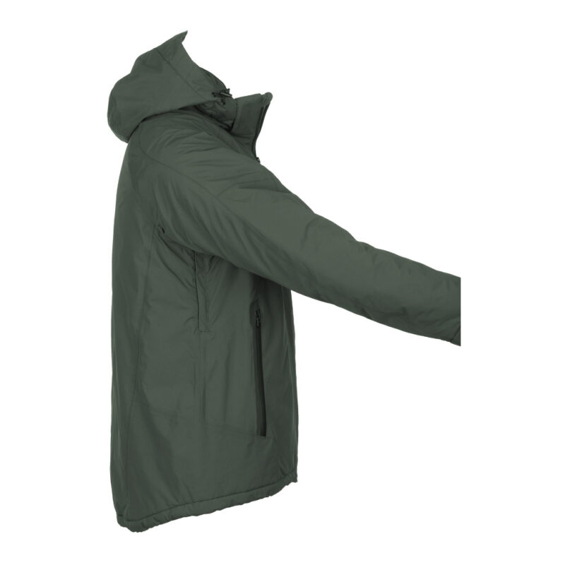 Detail zijkant Snugpak Torrent Extreme jas met okselritsen
