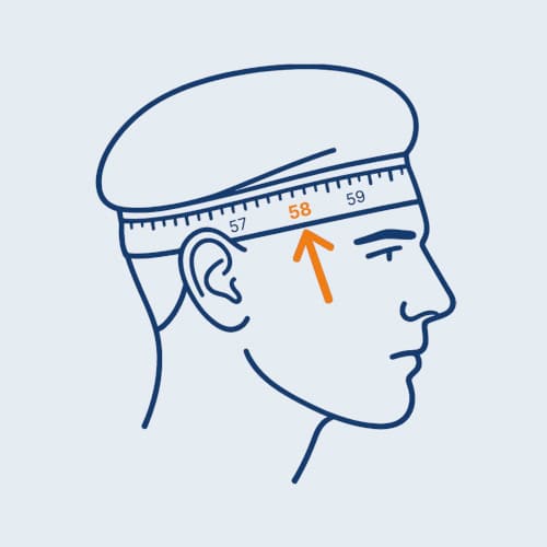 Meet de juiste baretmaat