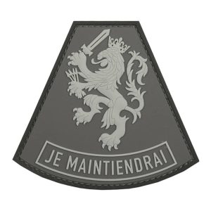 Patch 3D PVC Je Maintiendrai grijs